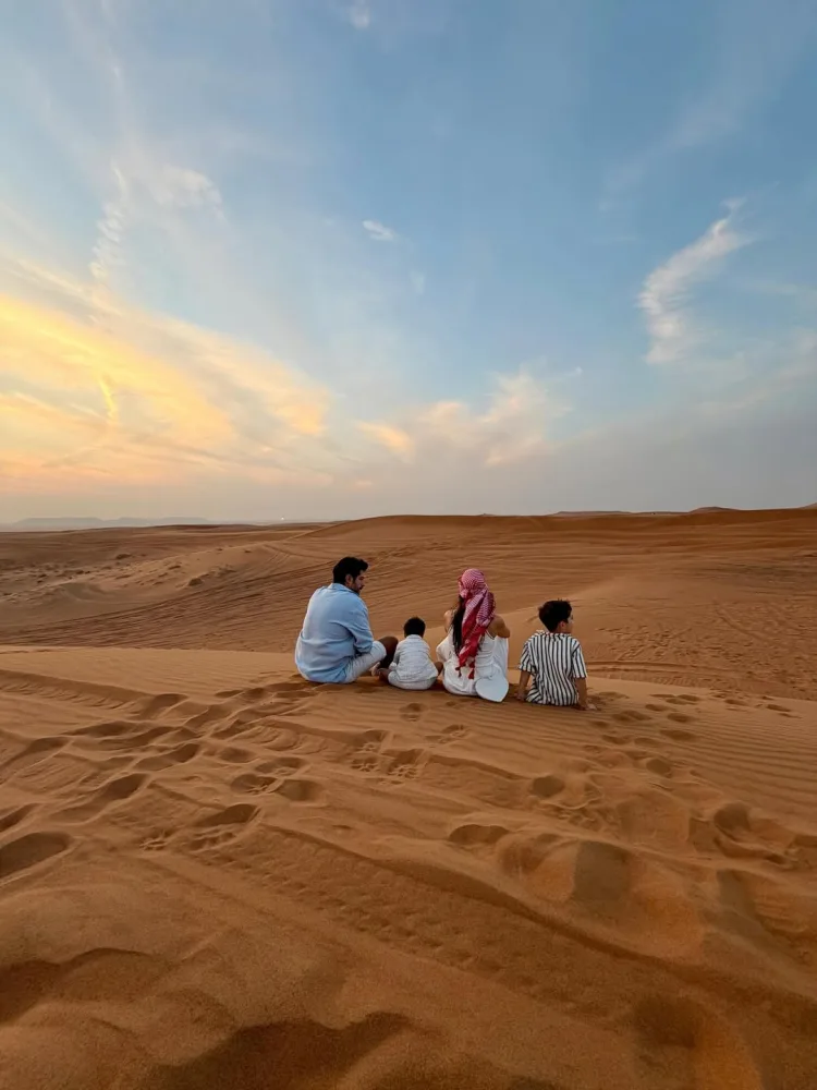 Özçivit ailəsi Dubayda tətildə