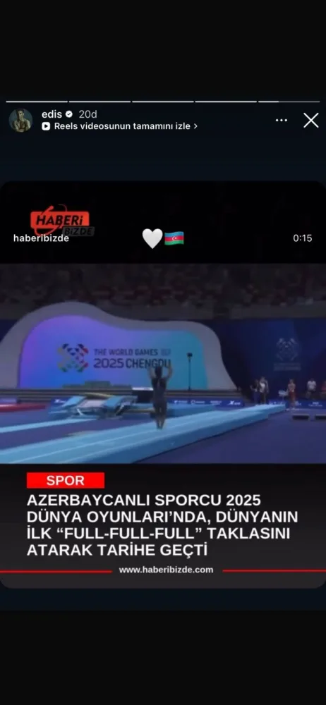 Edis idmançımızı paylaşdı