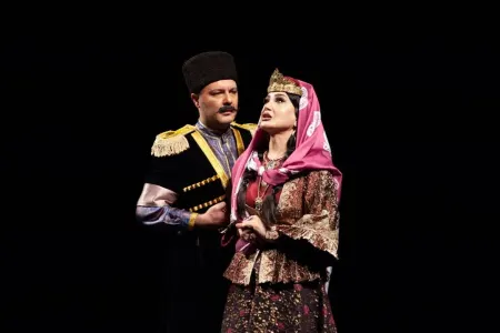Amaliya Pənahova Dram Teatrda “Xurşidbanu Natəvan”la yad edildi - Foto