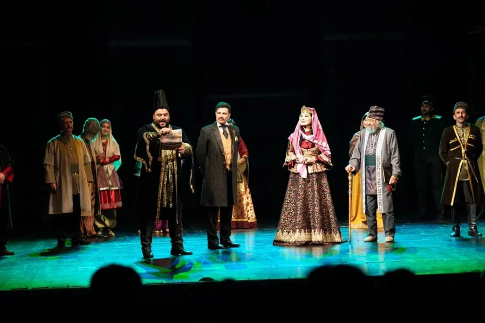 Amaliya Pənahova Dram Teatrda “Xurşidbanu Natəvan”la yad edildi - Foto