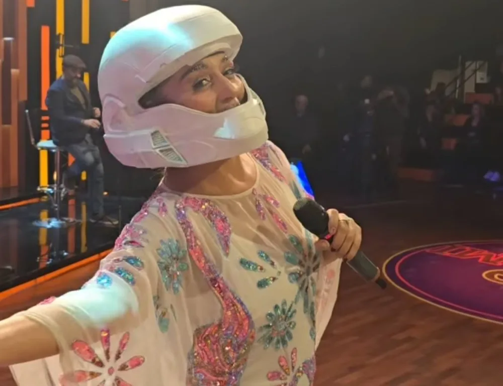 Verilişə kaska ilə çıxdı