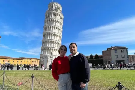 Sevda həyat yoldaşı ilə İtaliyada