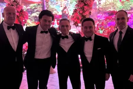 Mədət Quliyev Murad Dadaşovun oğlunun toyunda iştirak edib