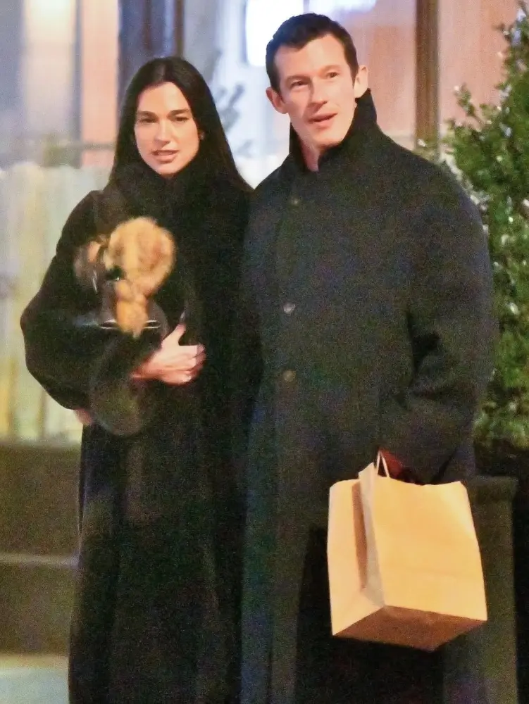 Dua Lipa nişanlısı ilə əl-ələ