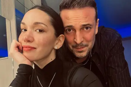 Sevgilisini tək  buraxmadı 