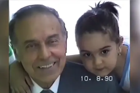 Heydər Əliyev nəvələri ilə…