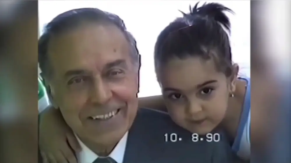 Heydər Əliyev nəvələri ilə…