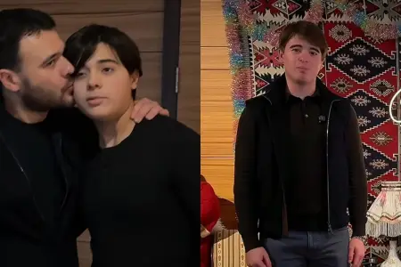 Oğullarından Emimə təbrik 