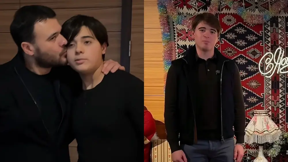 Oğullarından Eminə təbrik 