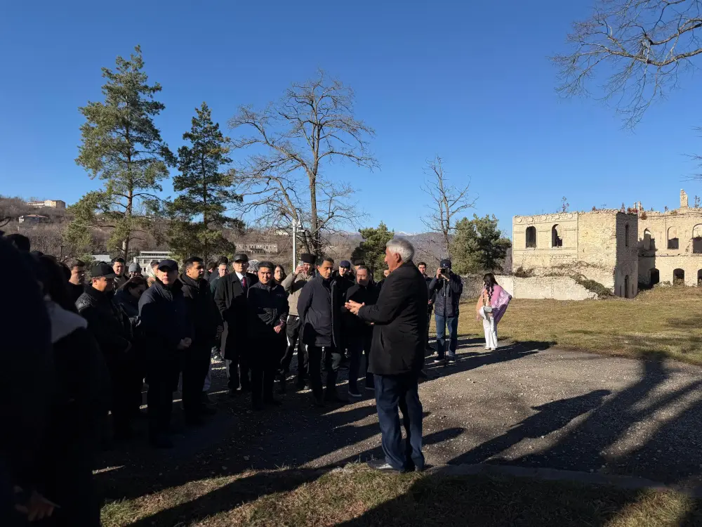 Özbəkistanın nümayəndə heyəti Şuşa şəhərində olub