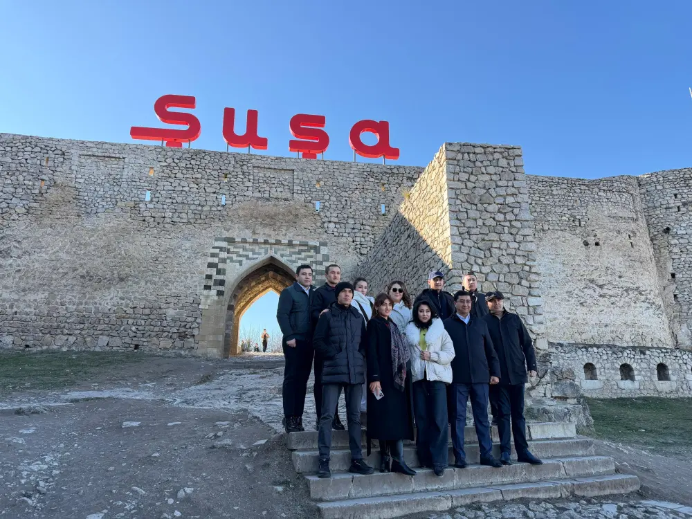 Özbəkistanın nümayəndə heyəti Şuşa şəhərində olub