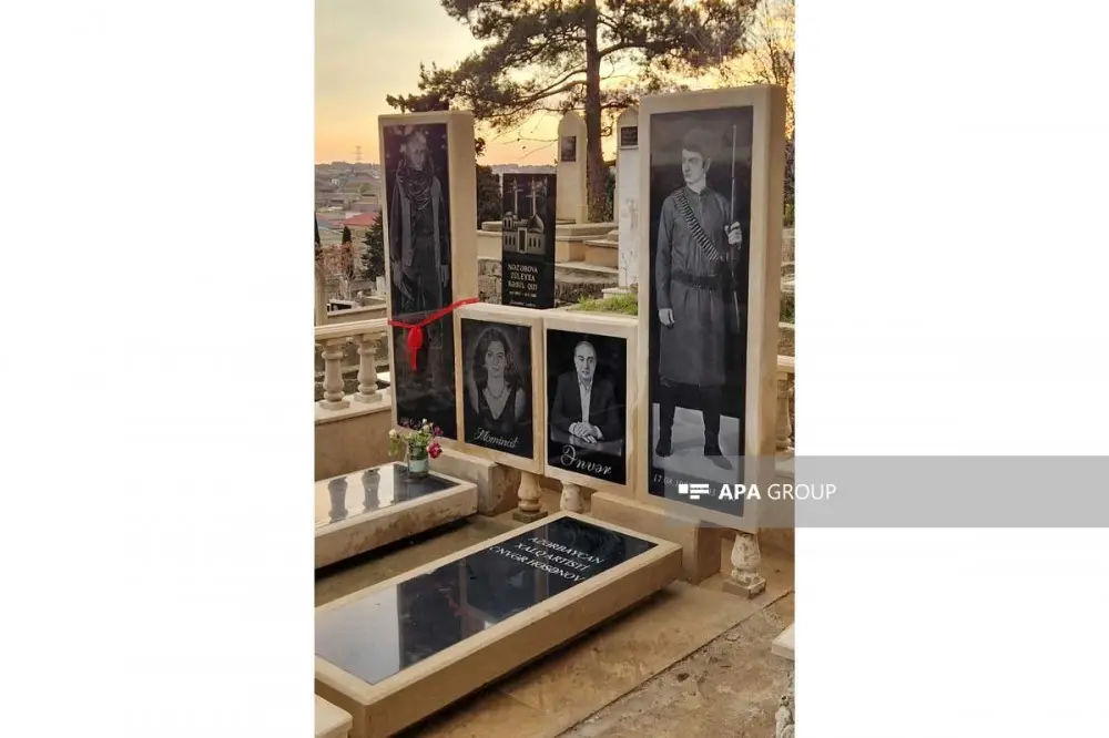Ənvər Həsənovun qəbirüstü abidəsi ucaldılıb 