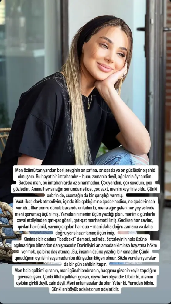  “Sevginin ən safına şahid olmuşam” 