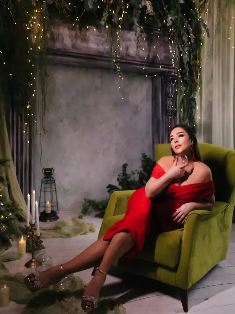 Xatirə Moskvada fotosessiya etdirdi