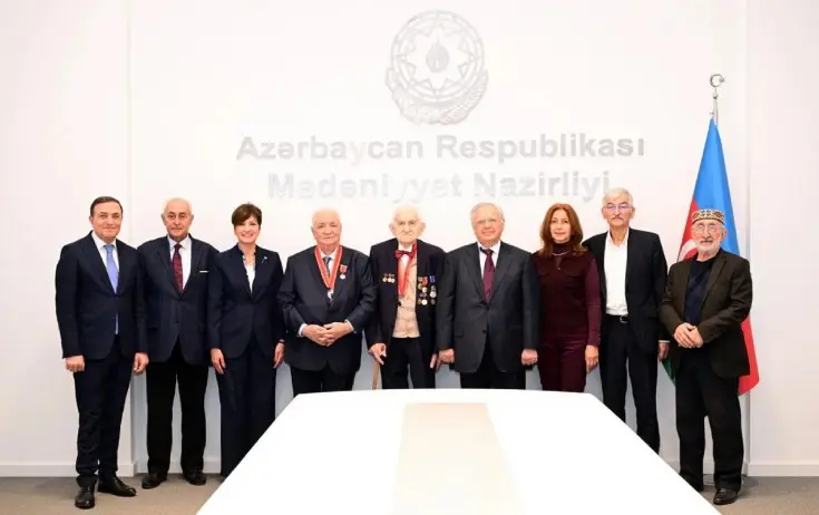 Mədəniyyət xadimlərinə dövlət təltifləri təqdim olundu - Fotolar