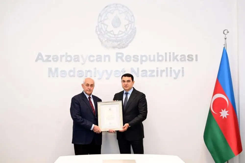 Mədəniyyət xadimlərinə dövlət təltifləri təqdim olundu - Fotolar