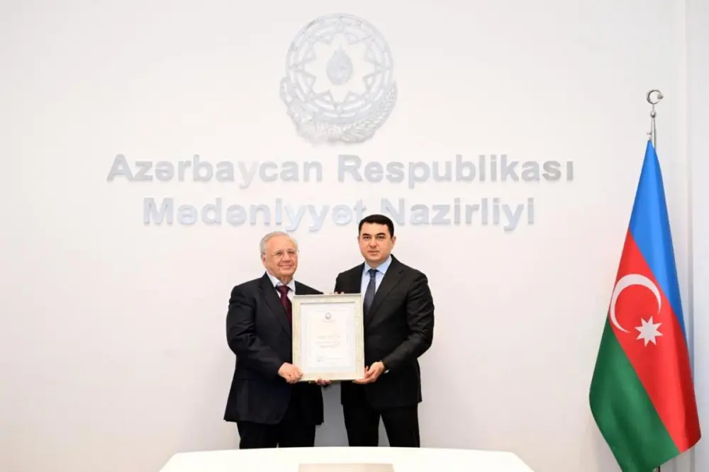 Mədəniyyət xadimlərinə dövlət təltifləri təqdim olundu - Fotolar