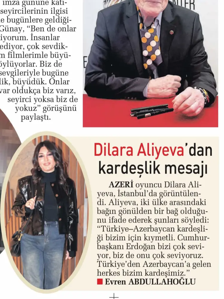 Dilarə Əliyeva türk mediasında