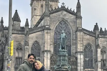 Bu dəfə Edinburqa getdilər