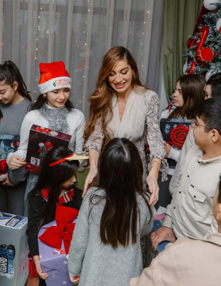 Əliyevalar Uşaqlar üçün Sosial Reabilitasiya Mərkəzində - Fotolar