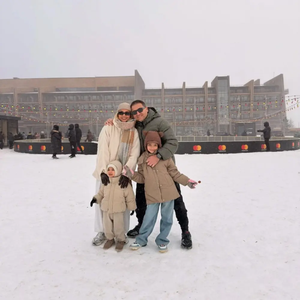 İlkinin ailəsi ilə Yeni il tətili…