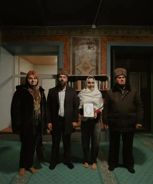 Leyla Əliyeva məsciddə - Fotolar