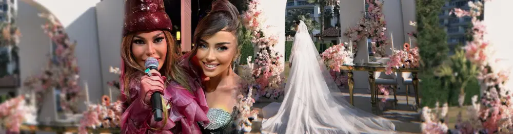 Dubayda dəbdəbəli Azərbaycan toyu...