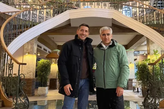 Orxan Aslanov Anar Ələkbərovla bir arada...