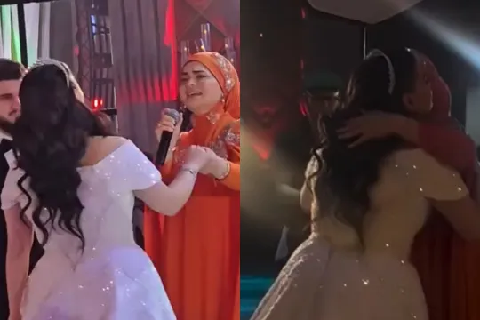 Qızının toyunda ifa etdi…
