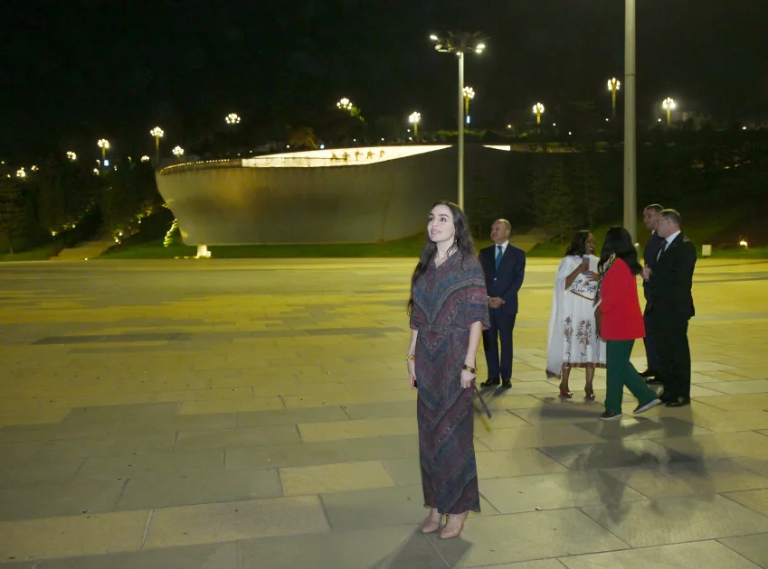 Leyla Əliyeva Efiopiyadadır - Fotolar