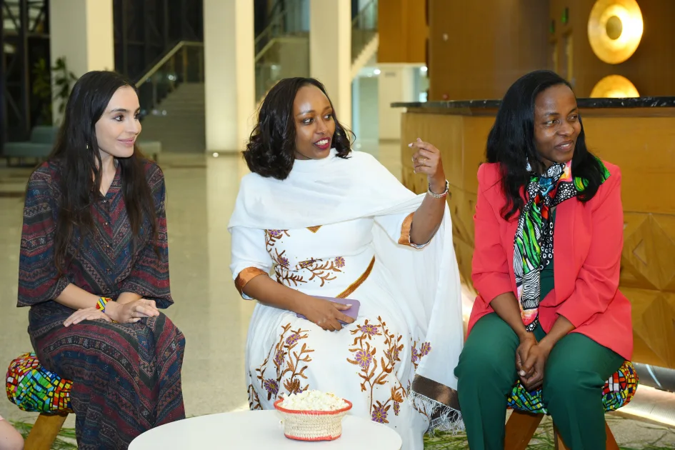 Leyla Əliyeva Efiopiyadadır - Fotolar