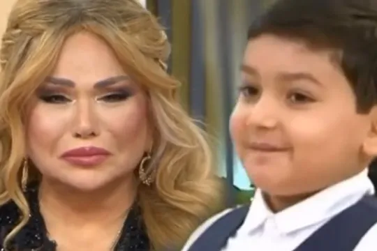 Baloğlan Əşrəfovun nəvəsini görən Nazənin ağladı