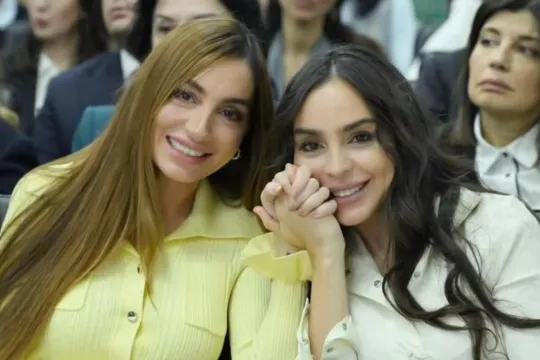 Leyla Əliyeva bacısını bu fotolarla təbrik etdi