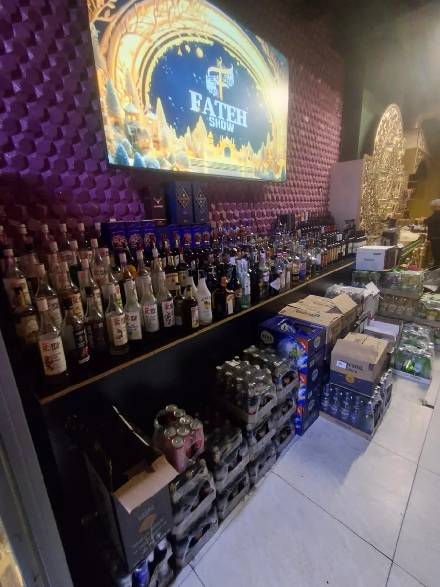 Aqşin Fatehin restoranında saxta içkilər satılırmış - Fotolar