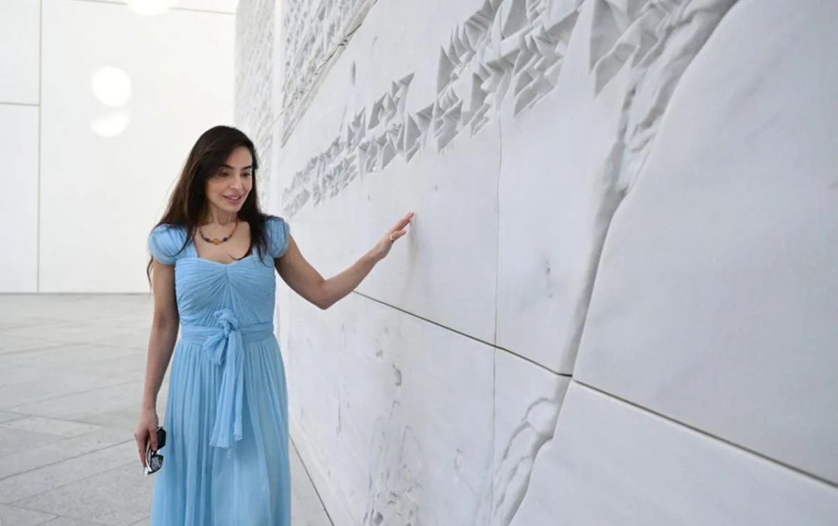 Leyla Əliyeva Luvr Əbu-Dabi muzeyində - Fotolar