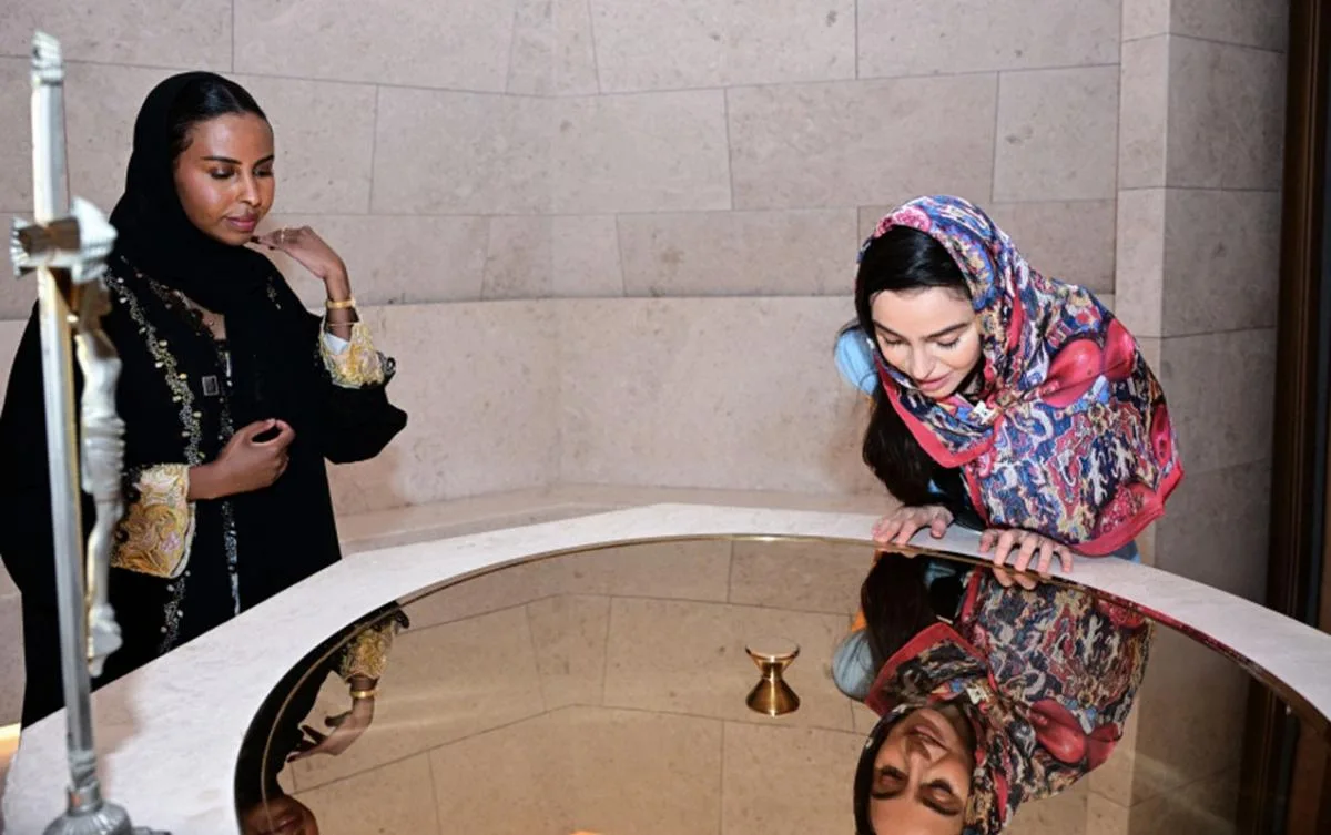 Leyla Əliyeva Luvr Əbu-Dabi muzeyində - Fotolar