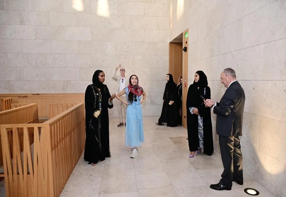 Leyla Əliyeva Luvr Əbu-Dabi muzeyində - Fotolar