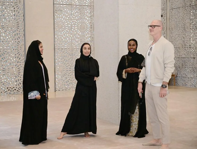 Leyla Əliyeva Luvr Əbu-Dabi muzeyində - Fotolar