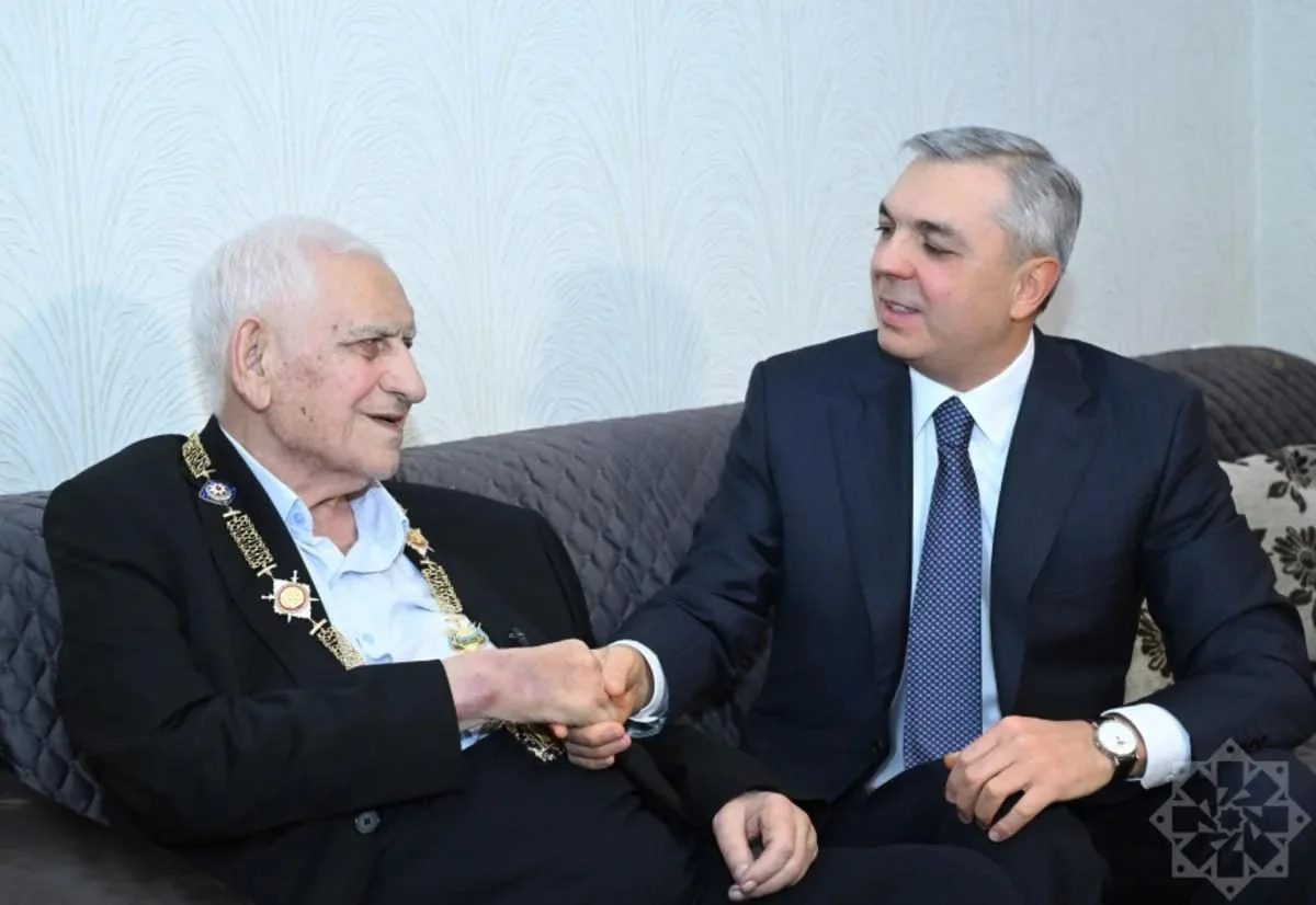 Nəriman Həsənzadəyə ordeni təqdim edildi - Fotolar