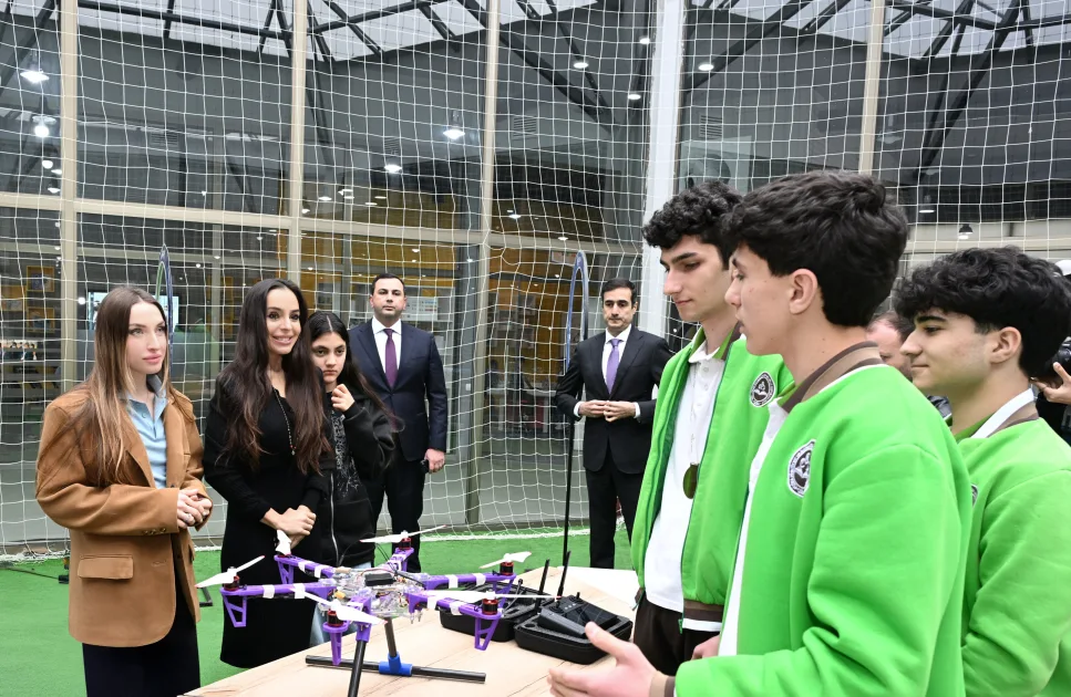 Leyla və Alena Əliyevalar Qubada