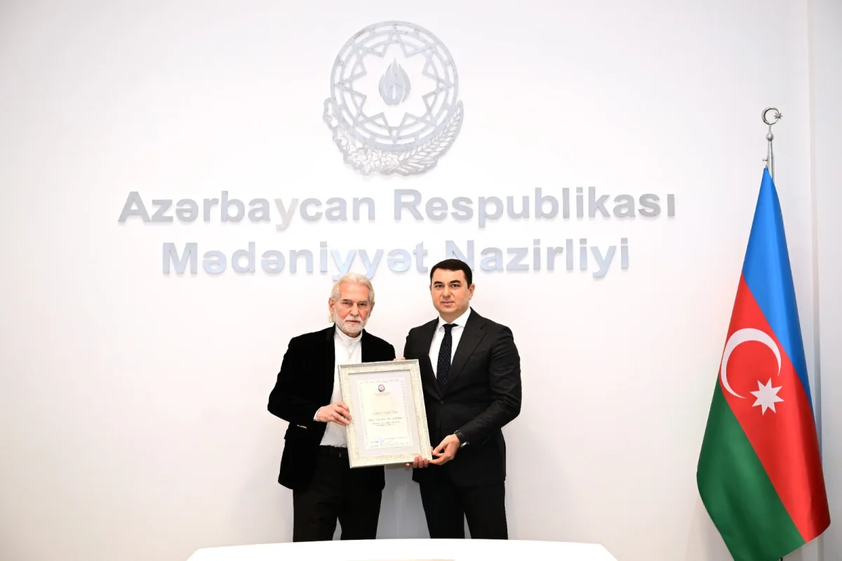 Yubilyar mədəniyyət xadimləri nazirliyin Fəxri diplomu ilə təltif olunub