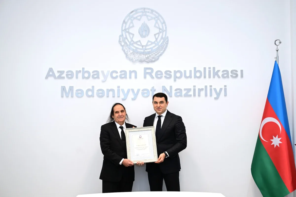 Yubilyar mədəniyyət xadimləri nazirliyin Fəxri diplomu ilə təltif olunub