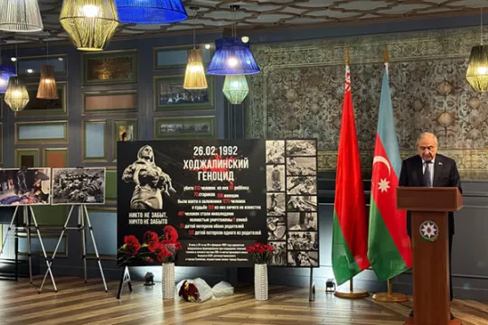Belarusda Xocalı soyqırımı ilə bağlı tədbir keçirildi - Fotolar