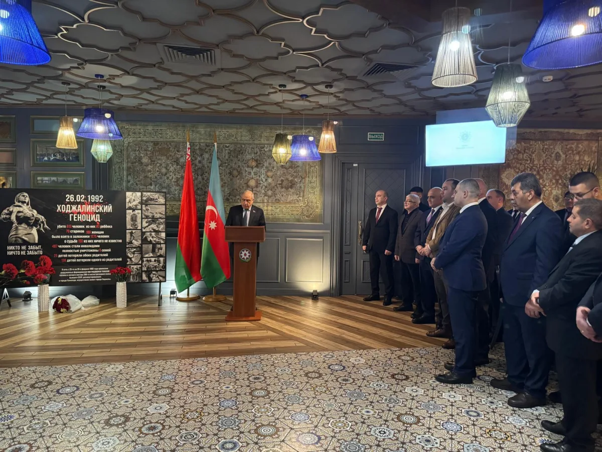 Belarusda Xocalı soyqırımı ilə bağlı tədbir keçirildi - Fotolar