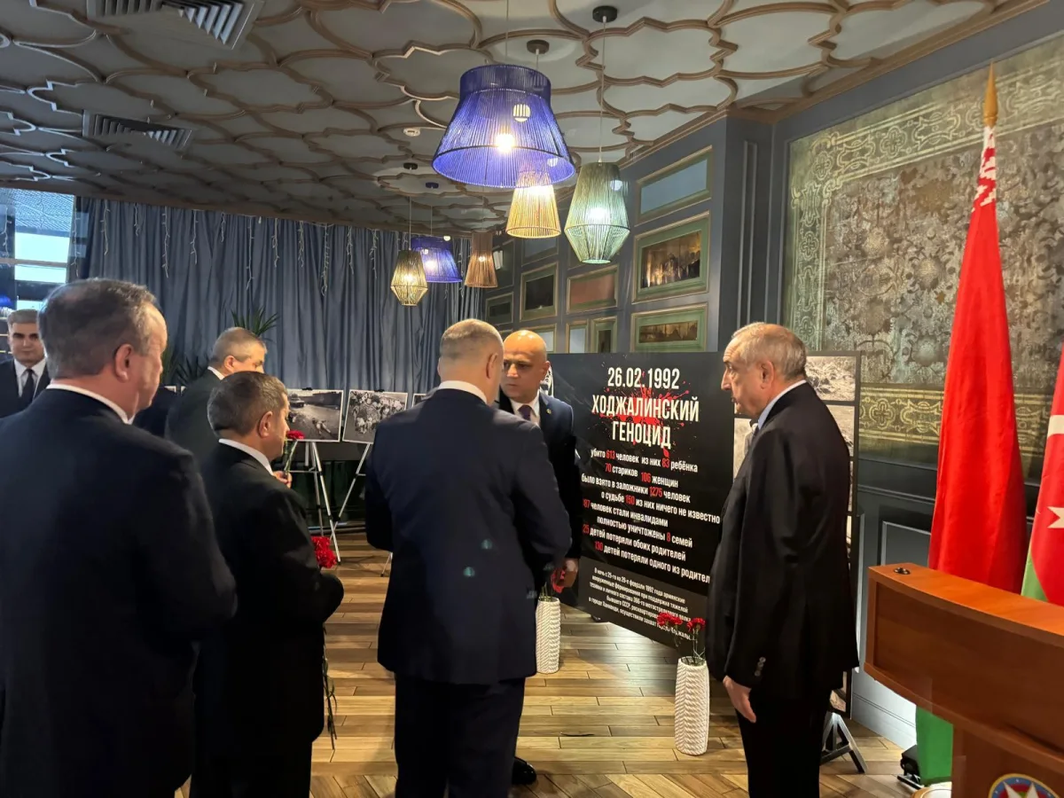 Belarusda Xocalı soyqırımı ilə bağlı tədbir keçirildi - Fotolar