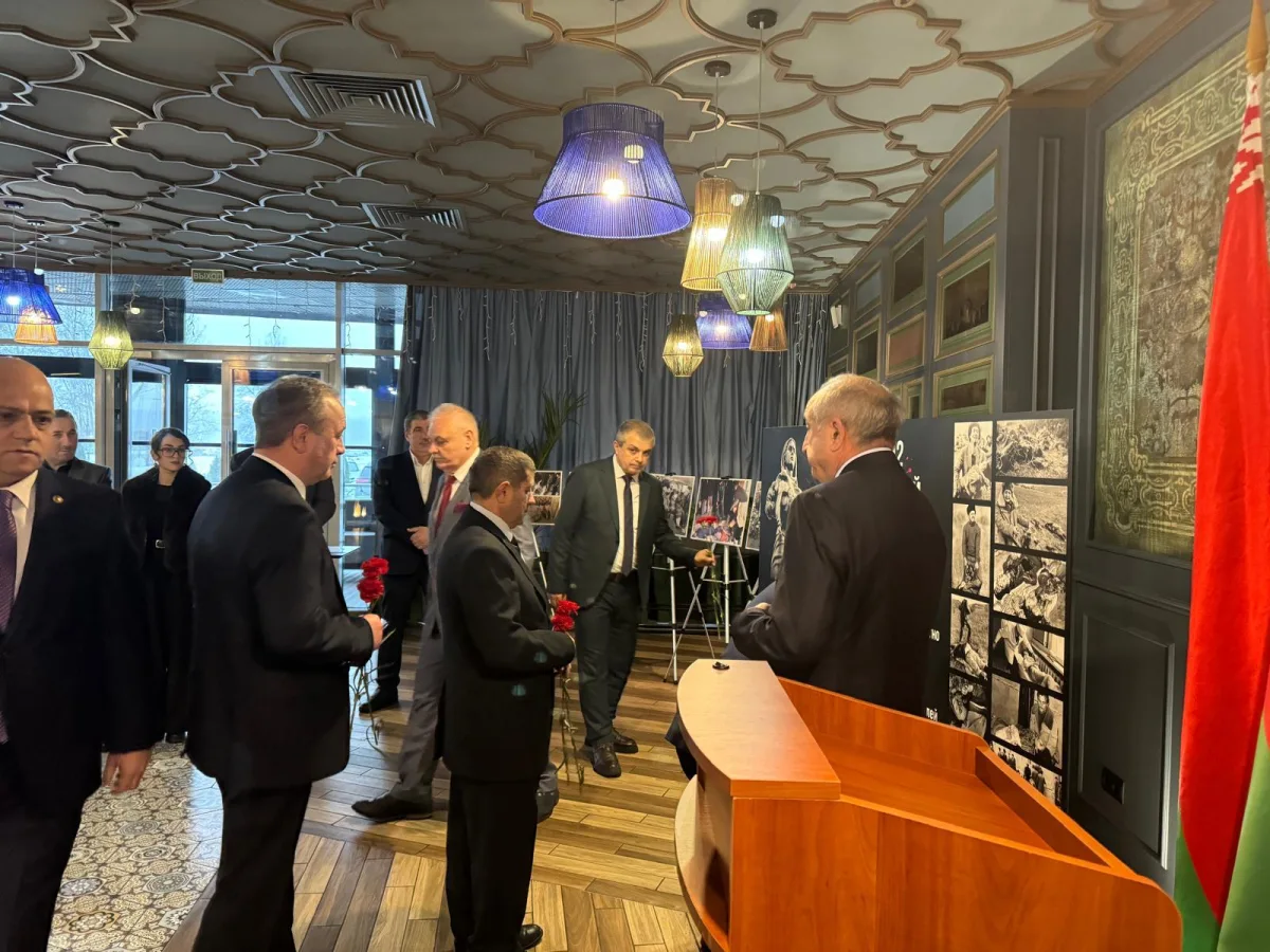 Belarusda Xocalı soyqırımı ilə bağlı tədbir keçirildi - Fotolar