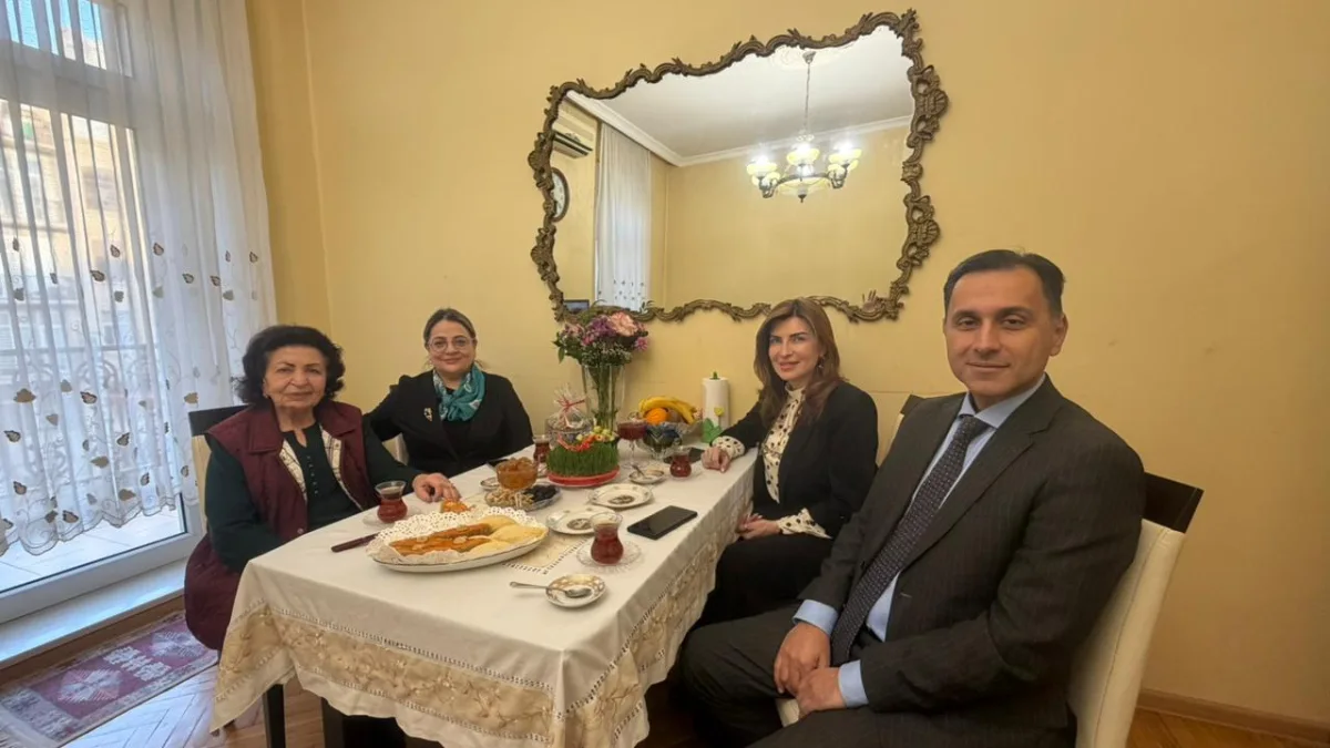Kübra Əliyeva evində ziyarət olunub