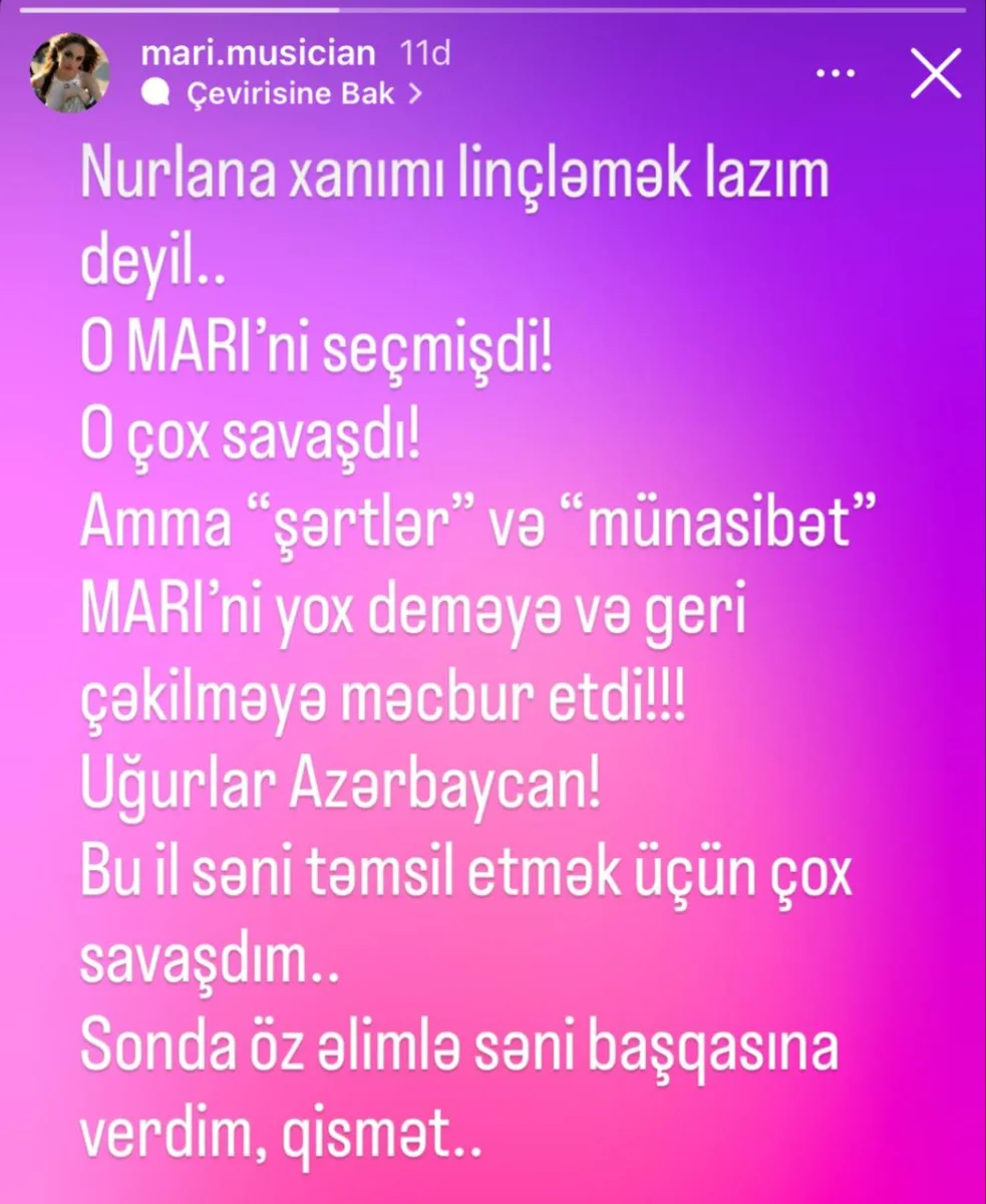 Avroviziya təmsilçimiz başqa iştirakçı imiş?