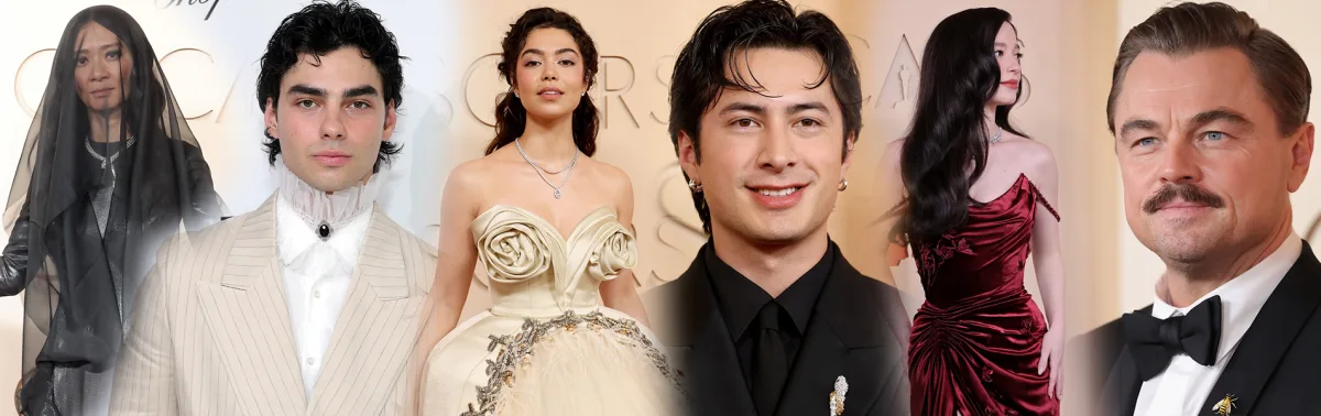 Oskarlıq qırmızı xalı geyimləri...