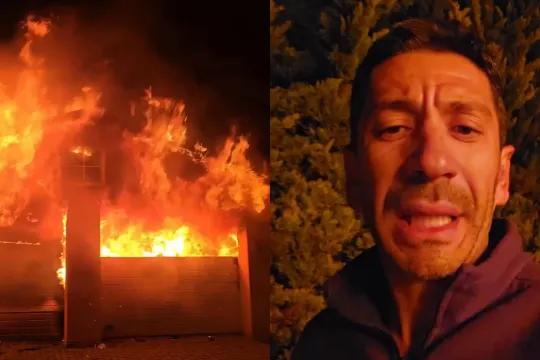 Orxan Aslanovun evində yanğın baş verdi